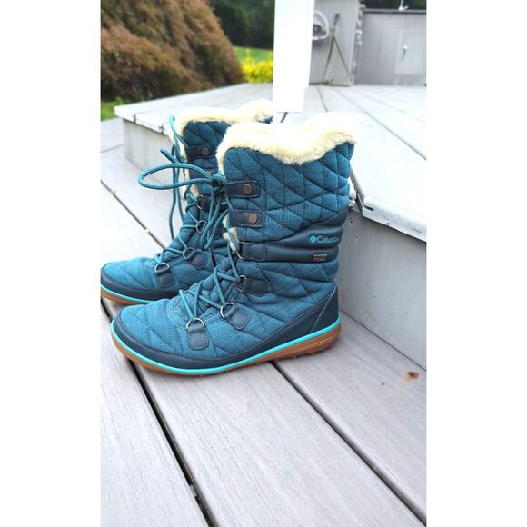 Columbia chimera NEW women's out dry Omni grip snow boots size 9  New - Picture 3 of 16
